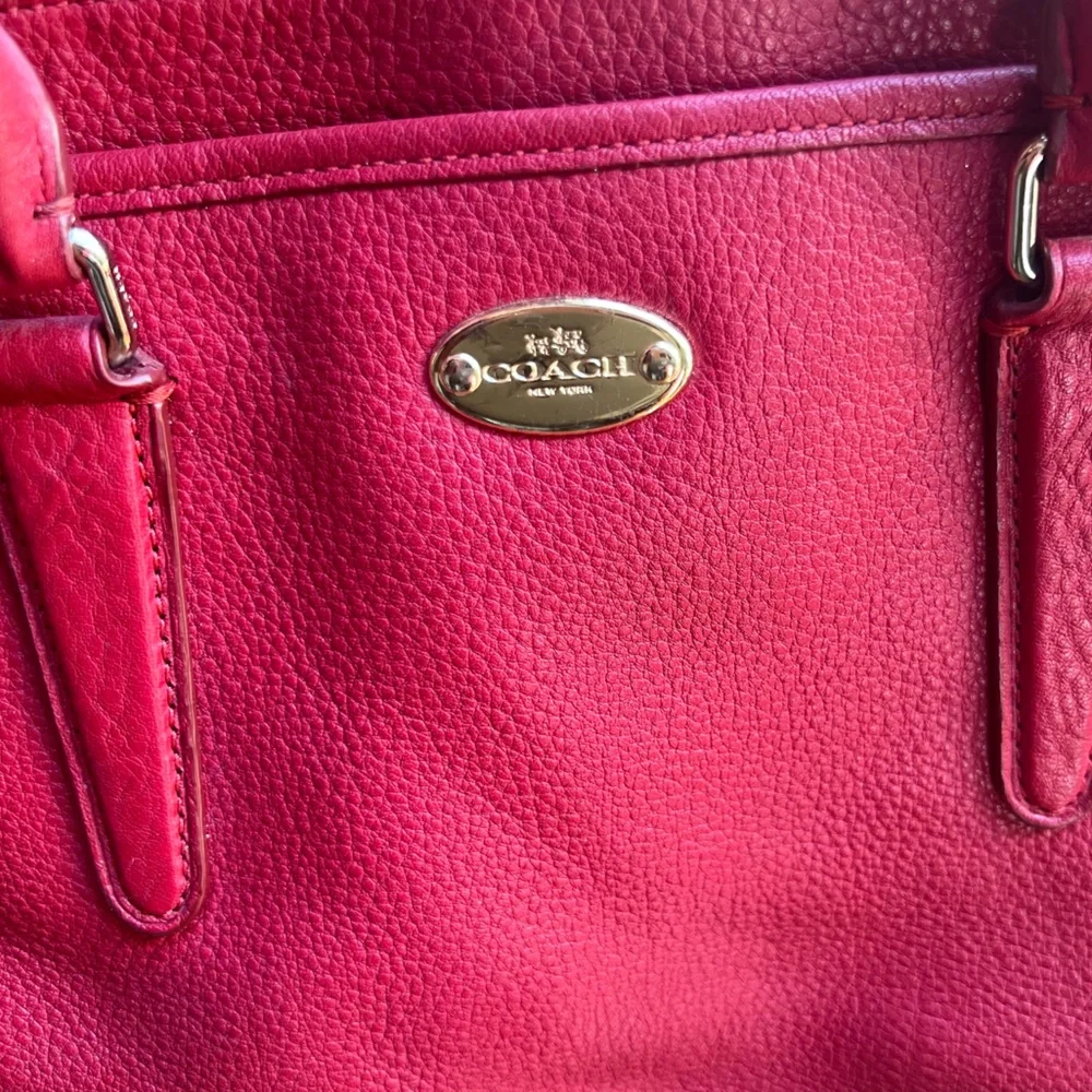 Coach Morgan Red Satchel/Crossbody Bag